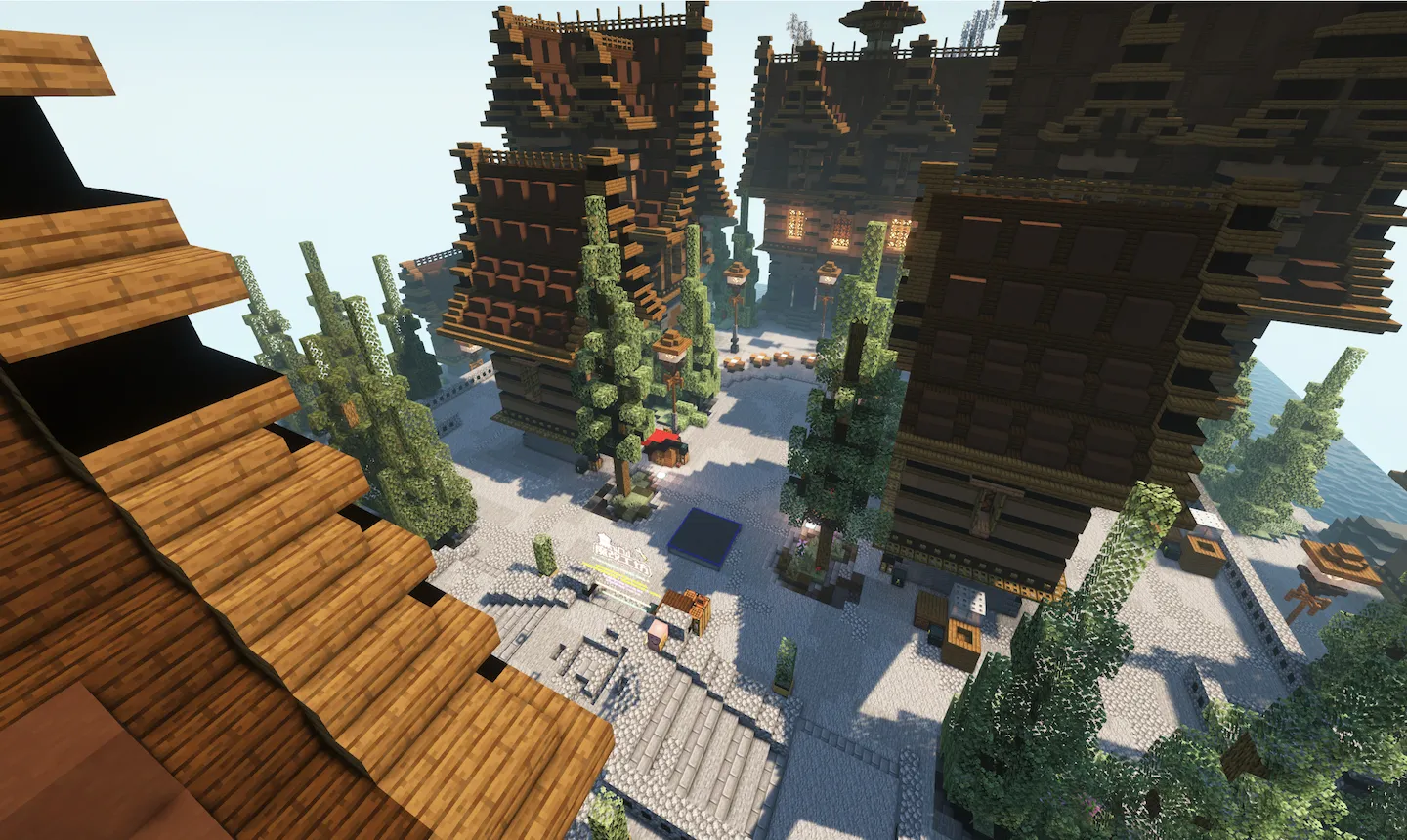 主城与入服路线的视觉占位图